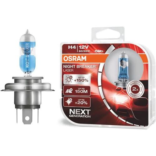 Sijalica H4 +150% OSRAM Night Breaker Laser Next Gen - 2 kom slika 1