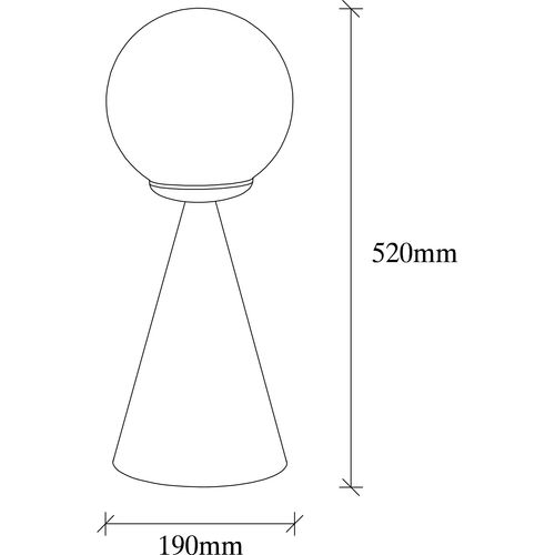 Opviq Stolna lampa, 584TTM1707 slika 3