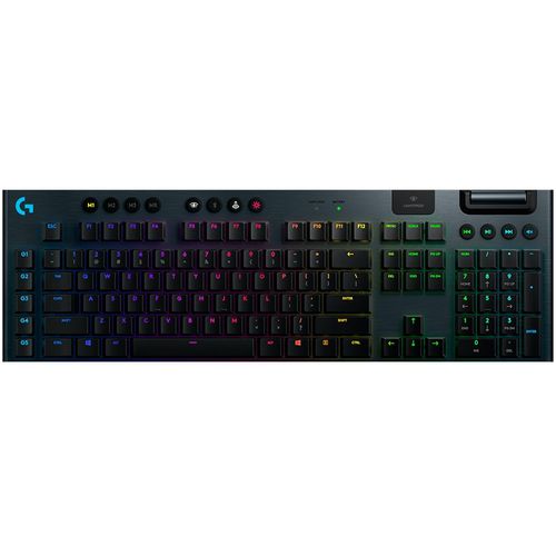 LOGITECH G915 TKL Tenkeyless LIGHTSPEED Bežična RGB Mehanička Gaming Tipkovnica - KARBON - Hrvatski raspored - LINEARNI PREKIDAČ slika 1