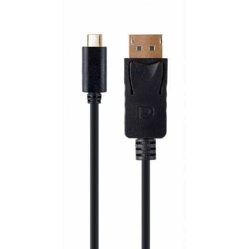 Gembird A-CM-DPM-01 USB-C to DisplayPort-male adapter, 4K 60 Hz, 2 m, black slika 1