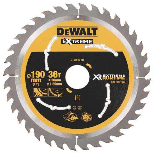 Dewalt DT99563 list kružne pile 190mmx30mm 36t  slika 1