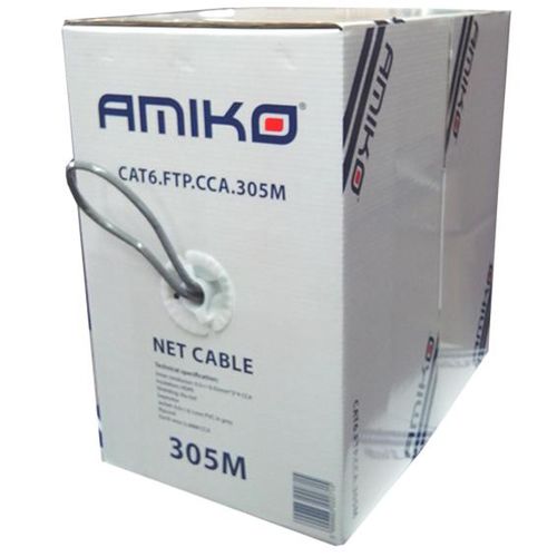 Amiko Mrežni FTP kabel, CAT6, CCA, 305 met - CAT6 FTP CCA 305m slika 3