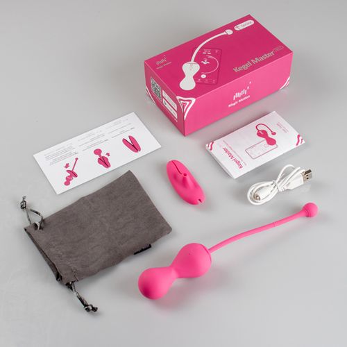 Vaginalne kuglice Magic Motion - Smart Kegel Master, ružičaste slika 11