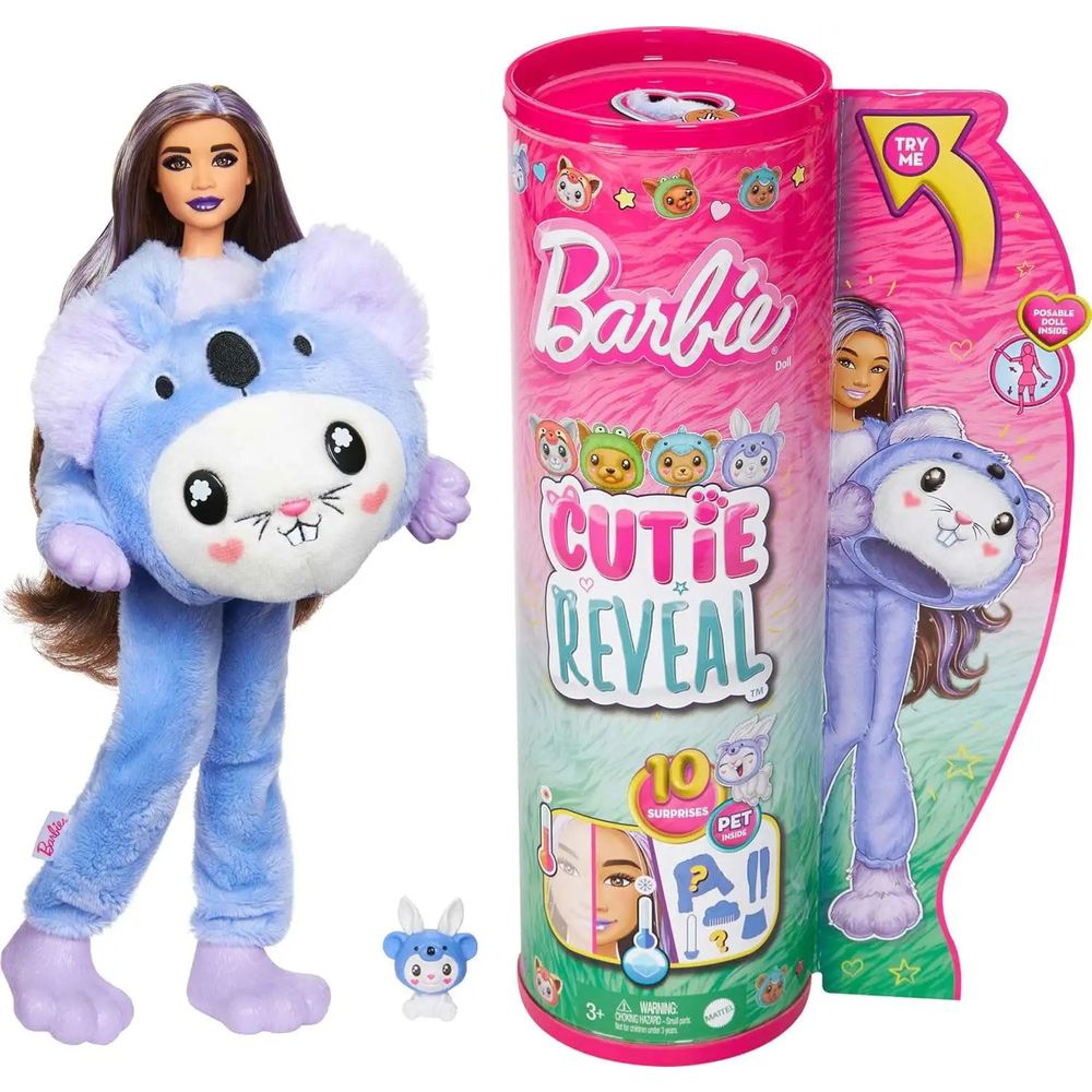Barbie Lutka Cutie Reveal - Zeka u koali slika 1