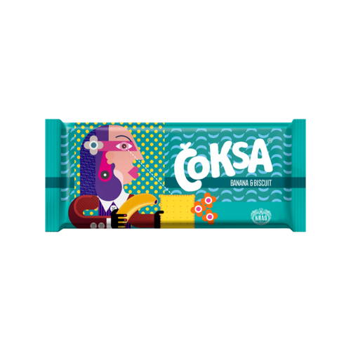 Kraš Čoksa banana & biscuit 68g slika 1