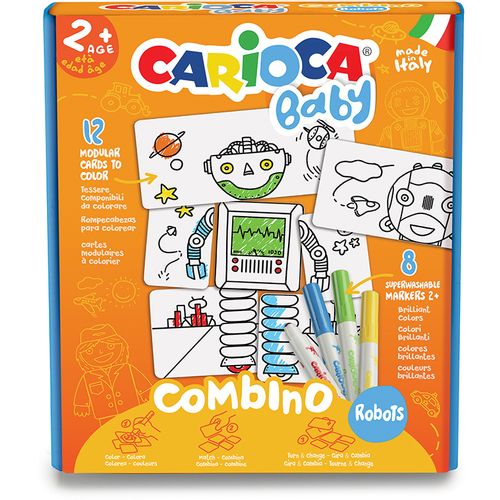 Flomaster set Carioca Combino Robots Baby 1/8 42896 slika 1