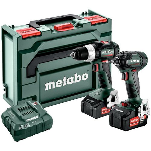 Metabo kombinirani set 18V 2.1.18 (BS 18 LT BL + SSD 18 LTX 200 BLL) s 2x5,2Ah baterijama u MetaBoxu slika 1