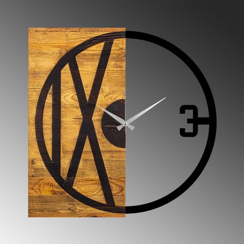 Wallity Ukrasni drveni zidni sat, Wooden Clock 24 slika 6
