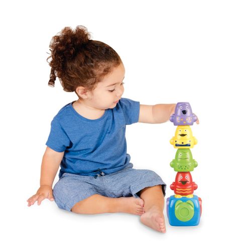 Edushape igračka Sticking Stackers Magnetic Block slika 1