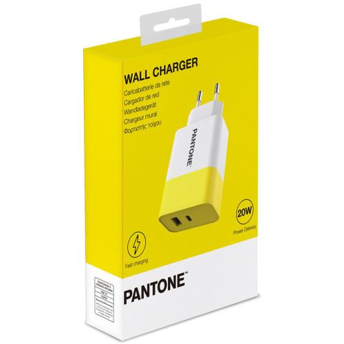 PANTONE Kućni punjač 20W u ŽUTOJ boji slika 2