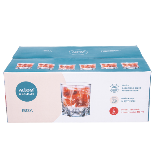 Altom Design Ibiza Čaše za Piće 310 ml - Set od 6 Komada slika 6