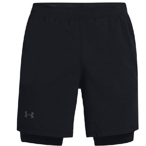 Hlačice Under Armour Run 2 In 1 Black slika 1