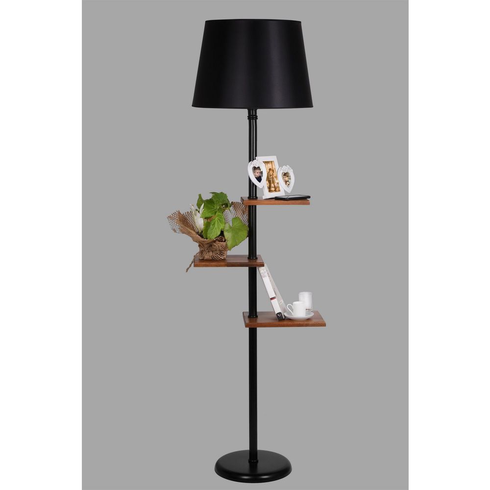 Lambader Moda - Crni Pramit sa Crnom Abajur slika 3