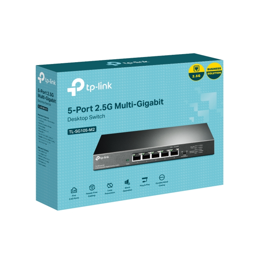 TP-Link SG105-M2 V1 5-portno 2,5 Gbps mrežno stikalo slika 9