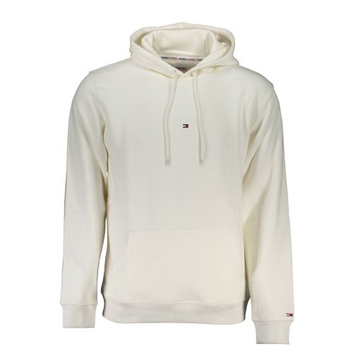 TOMMY HILFIGER MEN'S WHITE ZIPLESS SWEATSHIRT slika 1