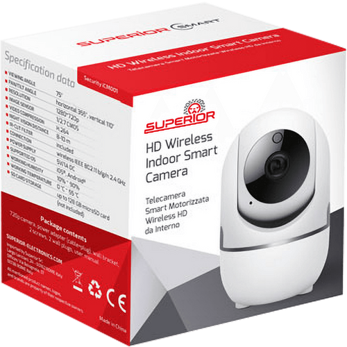 Superior Kamera IP, 1080p, WiFi, micro SD, Indoor - HD Wireless Indoor Smart Camera slika 2