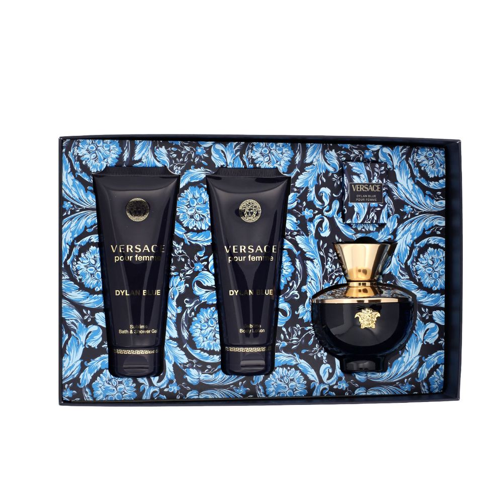 Versace Pour Femme Dylan Blue EDP 100 ml + EDP Mini 5 ml + SG 100 ml + BL 100 ml slika 2