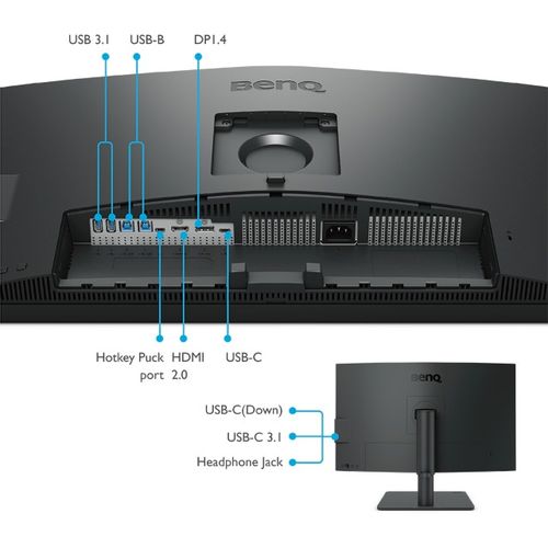 BENQ 27 inča PD2705U UHD IPS LED Dizajnerski monitor slika 4