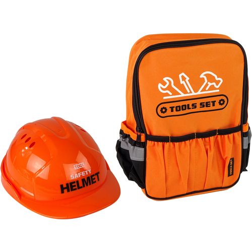 DIY set alata s kacigom u ruksaku narančasti slika 2