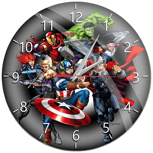 Marvel Wall Clock Glossy Avengers 003 - Wall Clock Glossy Avengers 003 slika 1