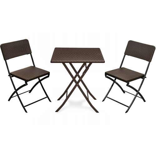 Modernhome smeđi sklopivi stol, 62 cm slika 5