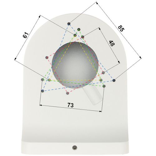 Dahua nosac DH-PFB205W-E zidni nosac dome kamere slika 6