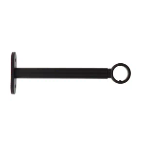 Luance nosač za metalnu karnišu eva 4, o20,150mm, 2/1 - crni