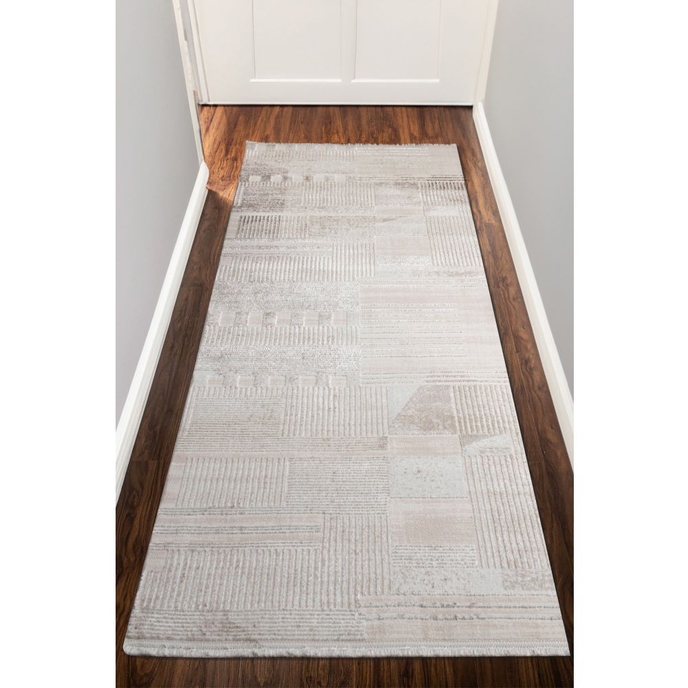 Elex 5206 Bež Tepih za Hodnik (100 x 450 cm) slika 1