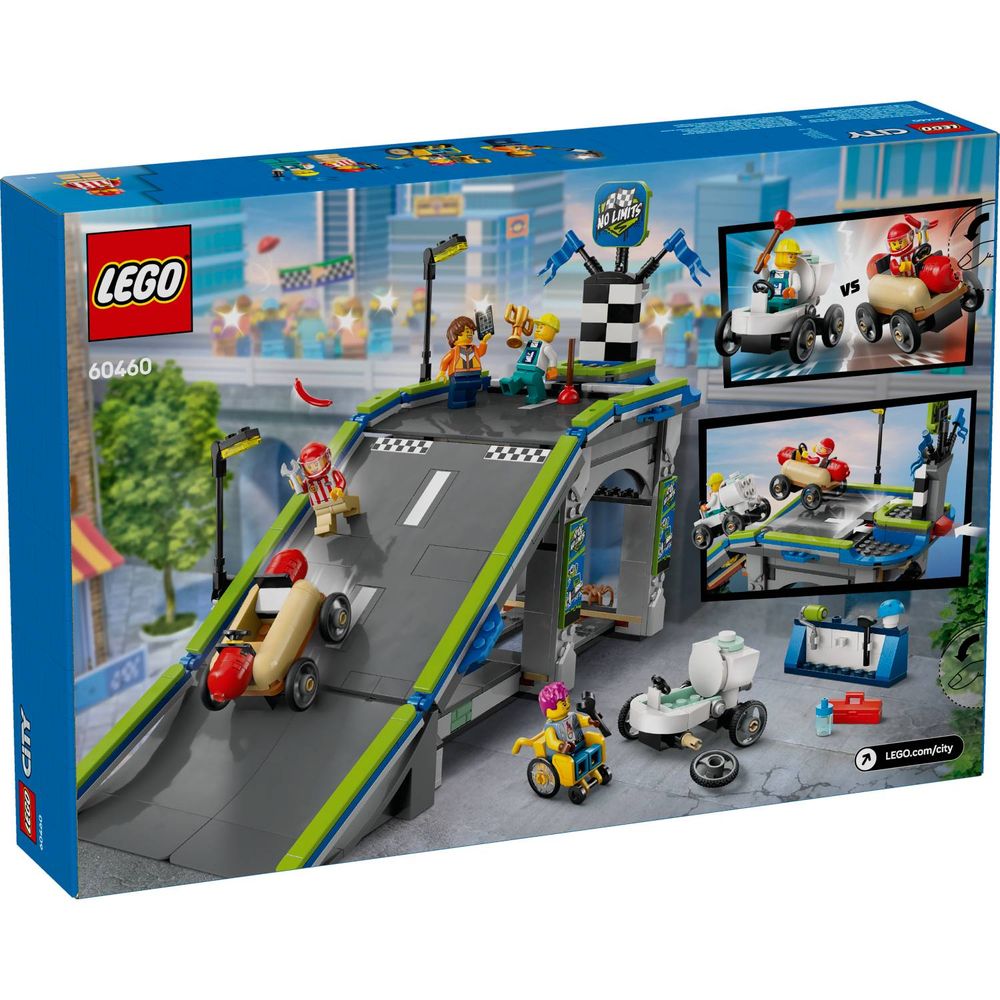 LEGO 60460 Bez ograničenja: Trkalište sa rampom za automobile slika 11