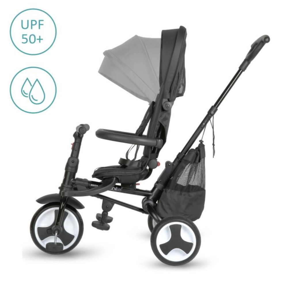 Coccolle Sklopivi rotirajući tricikl Spectra Plus Premium Line, Jet Black slika 6