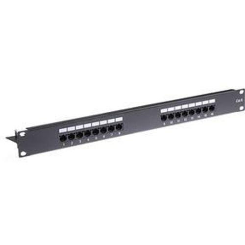 MaxLink 19" 16-Port Cat6 Patch Panel slika 1