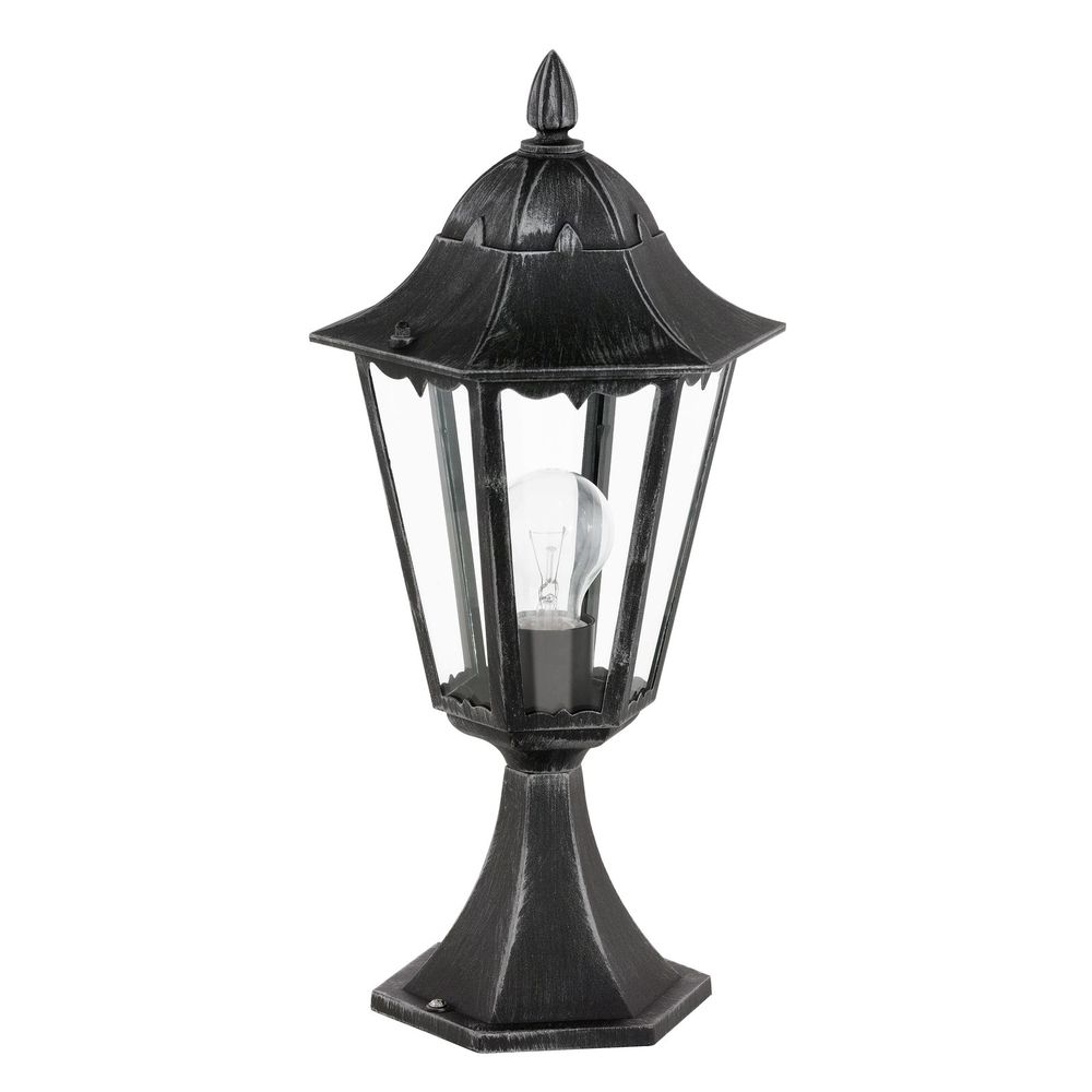 Eglo Navedo Vanjska Stojeća Lampa - Crna/Srebrna, E27 slika 1