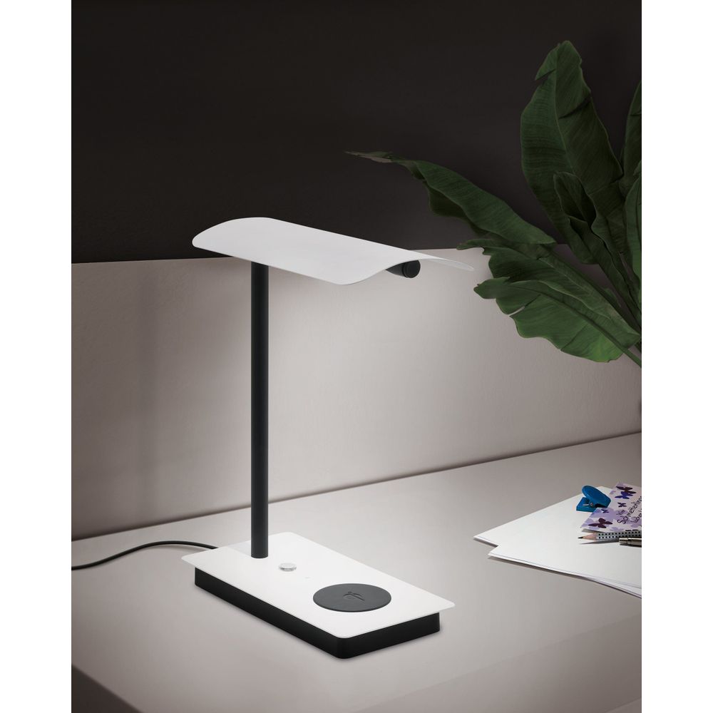Eglo stolna/1, led, 5,8w, sa punjačem, crno/bijela "arenaza" slika 2