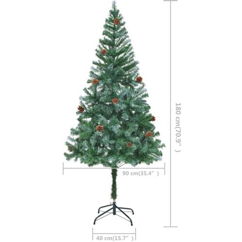Umjetno Božićno Drvce sa Šišarkama 180 cm slika 28