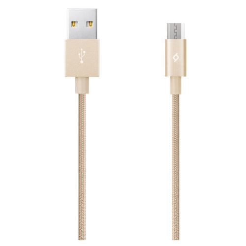 Ttec Kabel - Micro USB to USB (1,20m) - Gold - Alumi Cable slika 1