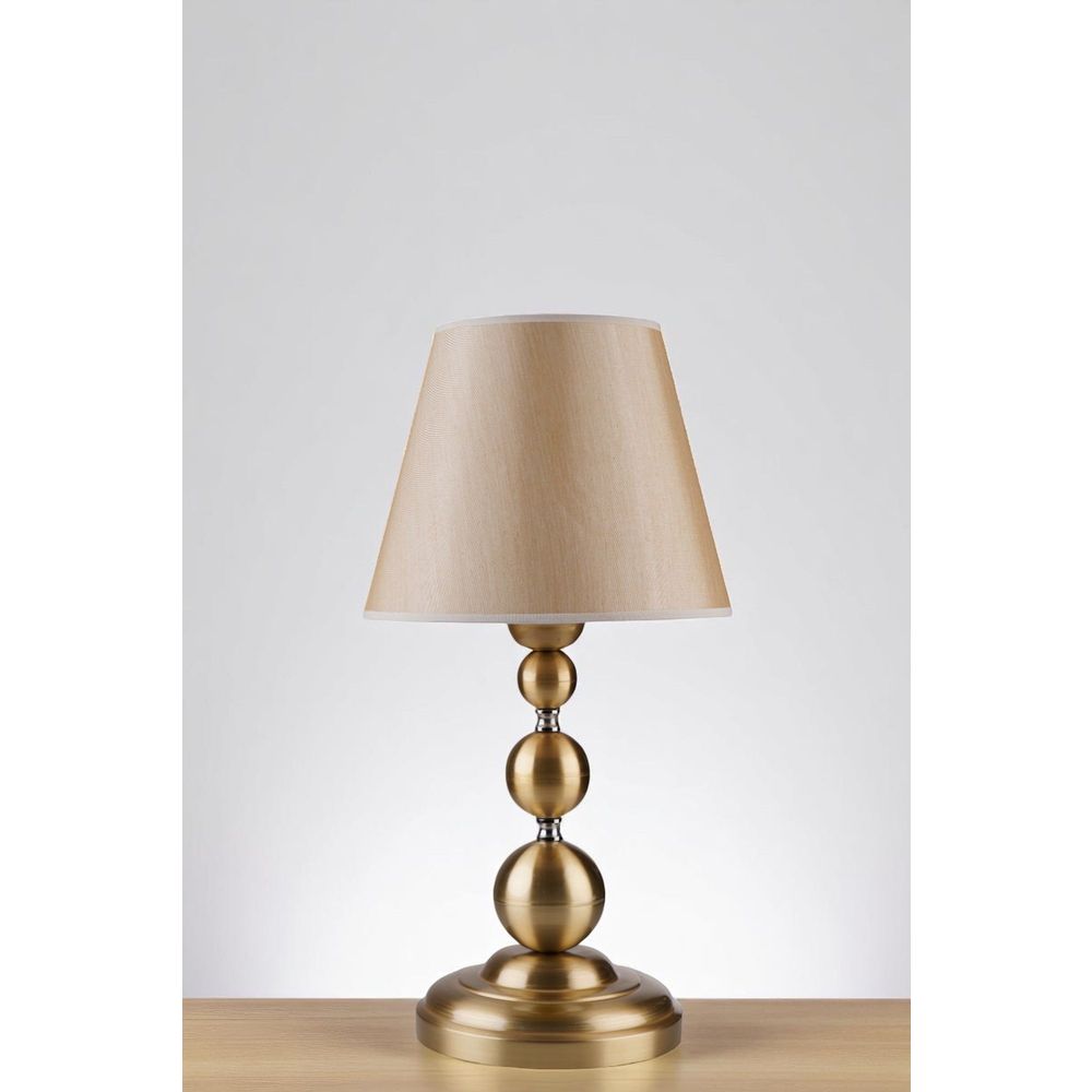 Opviq Stolna lampa 519, bež, zlatna slika 1