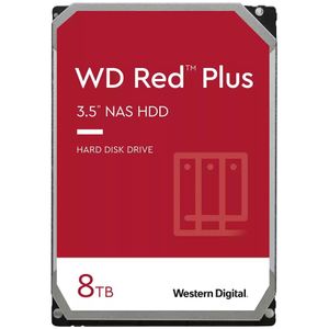 Western Digital Red Plus 8TB CMR, 3.5'', 256MB, 5640 RPM, SATA, TBW: 180