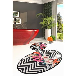 Marken Multicolor Bathmat Set (2 Pieces)