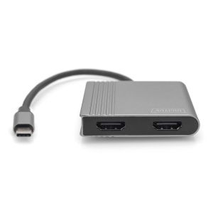 Adapter Digitus DA-70828 USB-C - 2xHDMI