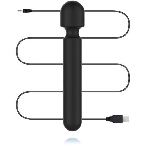 Digitalni Super Wand vibrator BLACQ, crni slika 4