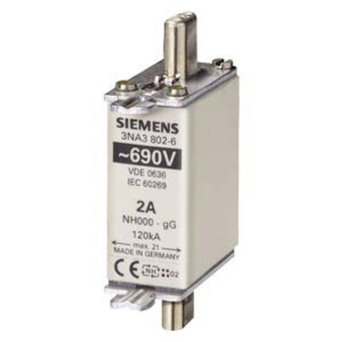 Siemens 3NA38146 uložak osigurača     Veličina osigurača = 0  35 A  690 V 3 St. slika 1