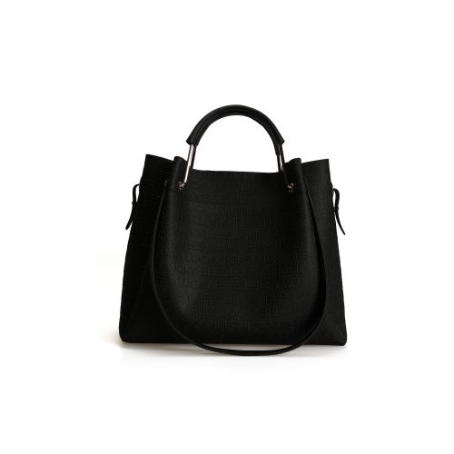 Lucky Bees Ženska torbica ABIGAIL crna veća, 275 - Leather Black slika 8