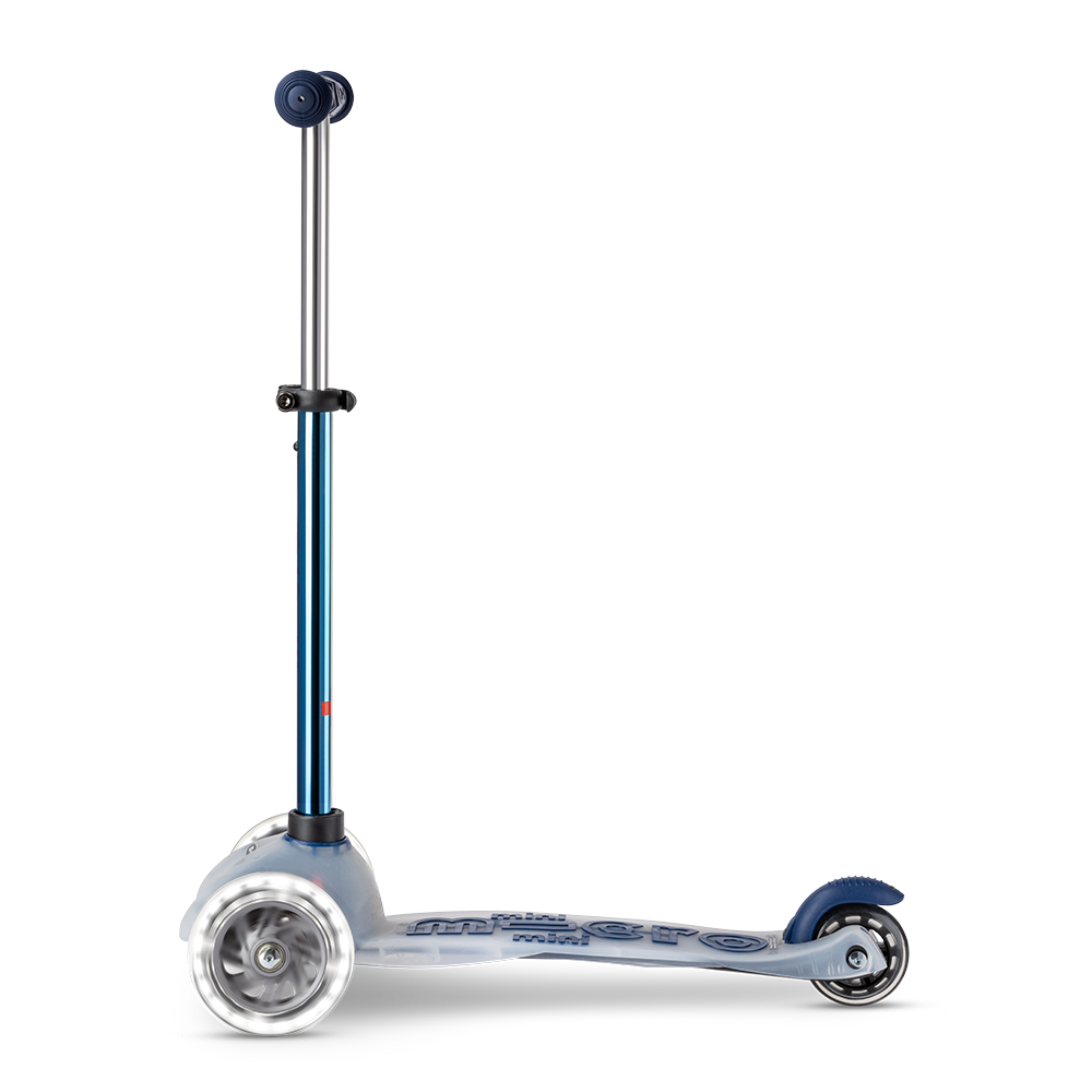 Micro Romobil Mini Deluxe Flux LED, Neochrome Navy slika 3