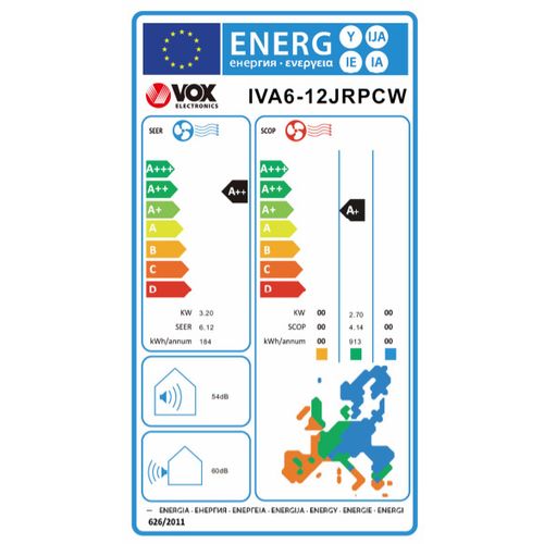 VOX IVA6 - 12JRPCW klima uređaj slika 3