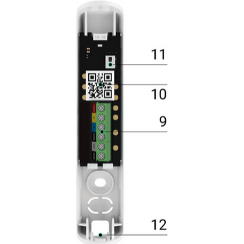 AJAX Alarm ZICANI 30852.03.WH1 Fibra DoorProtect beli slika 2