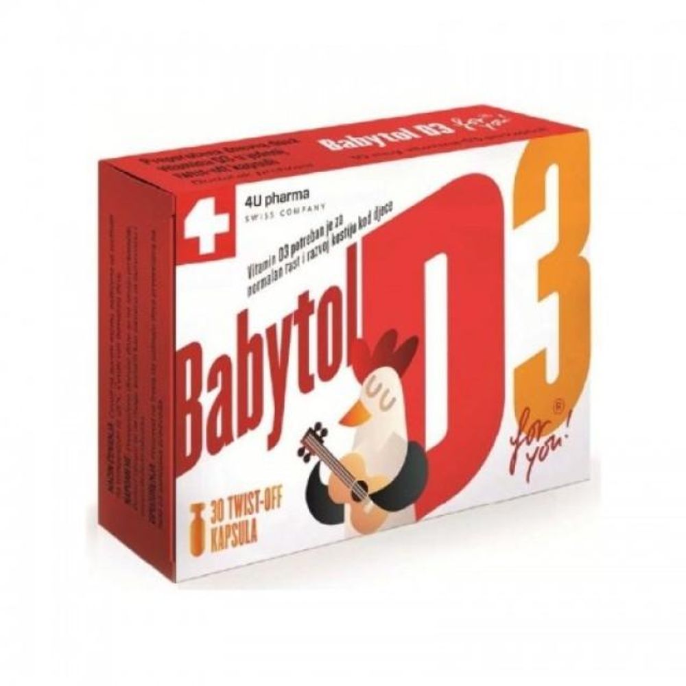 BABYTOL D3 30 KAPS slika 1