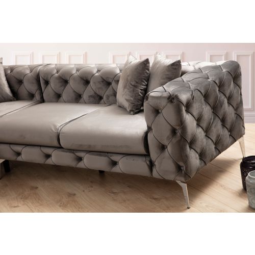 Atelier Del Sofa Kutna garnitura, Antracit, Como Left - Anthracite slika 3