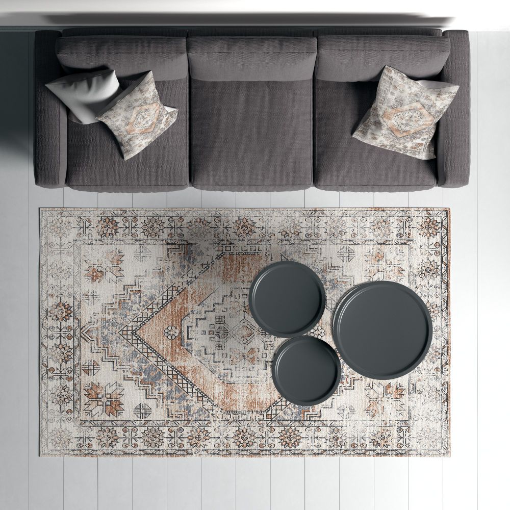 Elegantni Bijeli Tepih Woopamuk322 (160 x 230) slika 2