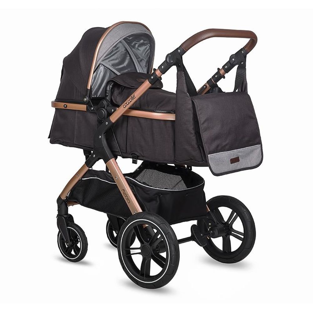 Coccolle® Kolica Melora 3U1, Diamond Black slika 2