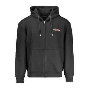 GUESS JEANS MEN'S ZIP-UP SWEATSHIRT BLACK